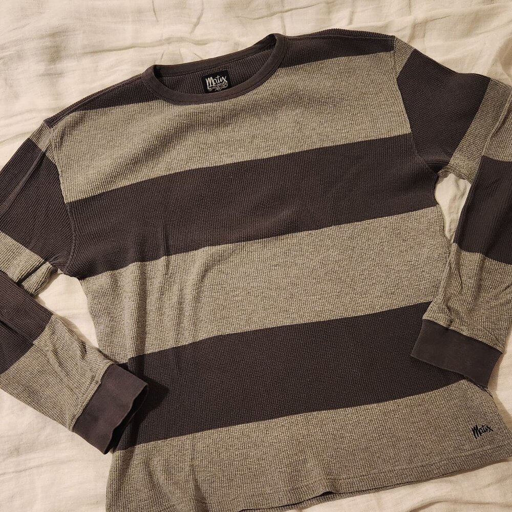 Matix Skateboarding Waffle Knit L/S Thermal Shirt - Size Large